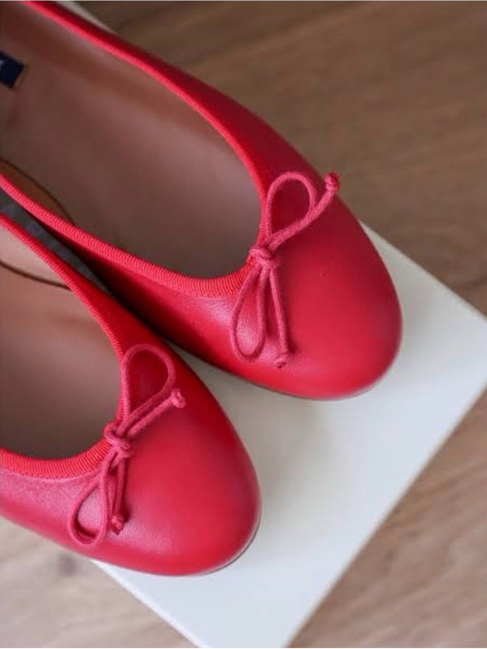 Margaux Demi Flats in Scarlet - NWT